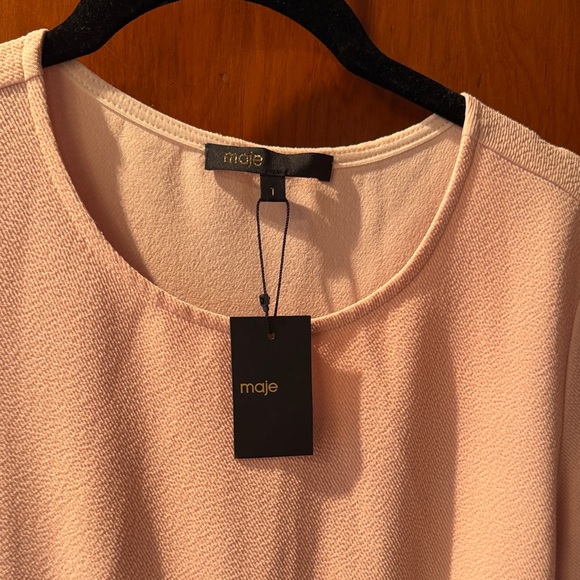 Maje Blush A-Line Rumbana Dress - Picture 2 of 6